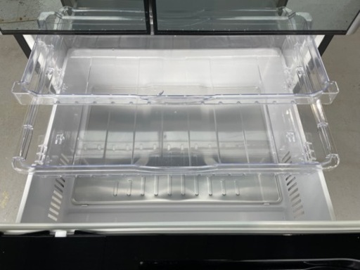 【美品】HITATCH ノンフロン冷凍冷蔵庫 565L 2014年製  R-M5700D（X）型動作品 日立