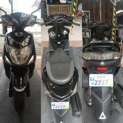 【ご成約】🛵大分県大分市発🛵 ヤマハ シグナスX SR 3型 ブラック 自賠責残あり 始動動画ありの画像