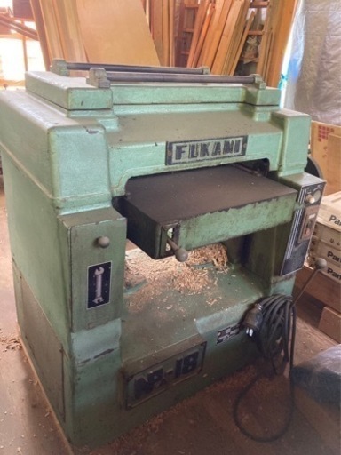 お取引中　深見工業株式会社　自動鉋盤　自動カンナ盤