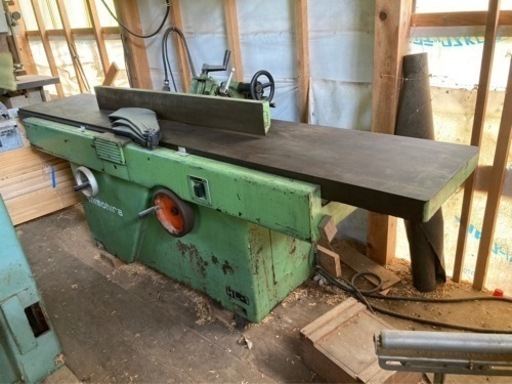 下平製作所　手押し鉋盤　手押しカンナ盤