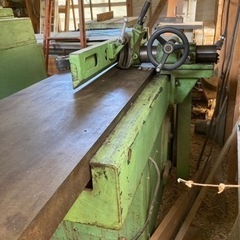 下平製作所　手押し鉋盤　手押しカンナ盤の画像