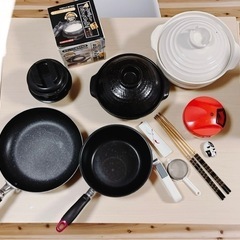 キッチン用品まとめて！一人暮らしにも◎