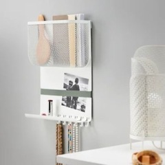 IKEA イケア DRÖNJÖNS ドローンヨンス ウォール収納 ホワイト30x10x43 cmの画像