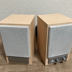 エレコム有線スピーカー(木製)