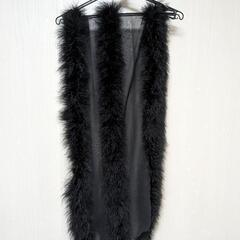 値下げしました　リアルフェザーのストール
