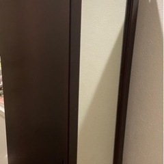 靴箱付きミラー。姿見 高さ約160センチ