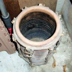 素焼きの傘立て【詳細を読んでから問い合わせしてください】の画像