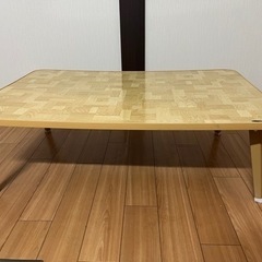 予定者の方決まりました！本日10:30【もらってください】折りたたみローテーブルの画像