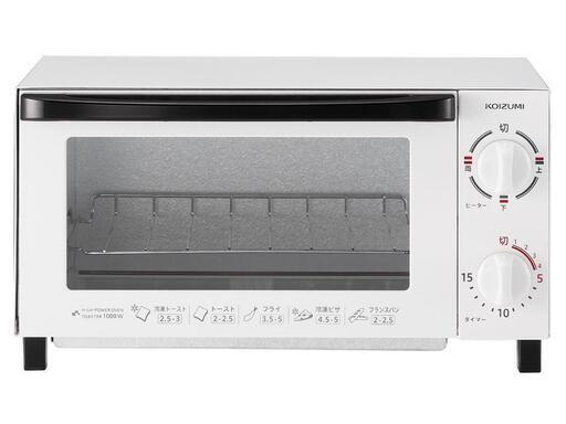 K06-01 新品　コイズミ オーブントースター KOS-1019/W 1000W 高出力