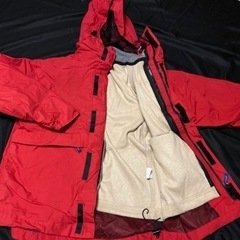 防寒ジャンバー　赤の画像