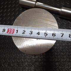 特注（？）ステンレス鉄アレイ　5キロ×2の画像