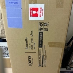 新品LOWYAテーブルドレッサー ロータイプ 鏡台 収納 メイク 化粧台 ミラー 引き出し 木目調の画像