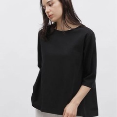 LAKORE イソザイ切替プルオーバー ブラック　Mの画像