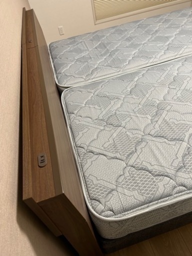 SIMMONS シングルベッド2セット