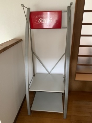 コカコーラ 陳列棚 商品棚 棚 ラック 収納 店舗什器 コーラ　ディスプレイラック 昭和レトロ 棚 コカ・コーラ ビンテージ  家具 アンティーク 雑貨　インテリア