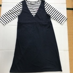 マタニティ  ワンピース&授乳インナー