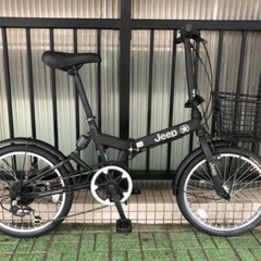 🔹折りたたみ自転車🔹Jeep 前後タイヤ新品✨定価 : 42,800円