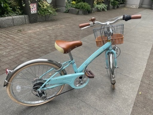 20インチ　ジュニア自転車　3年(週1、2程度)使用