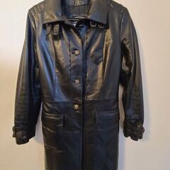 レザー ジャケット オーバーコート 輸入品 パンクの画像