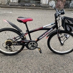 ジュニア用自転車　２２インチ　5段変速の画像
