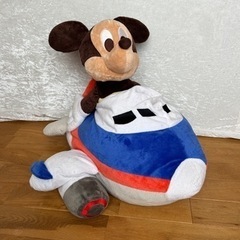 ミッキーマウス　飛行機　ぬいぐるみ