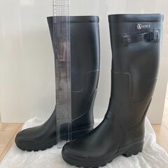 AIGLE ベニル　ラバーブーツ　ブラック
