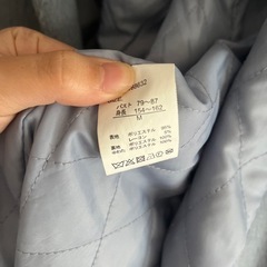 （値下げ）コート　レディース　M 青の画像