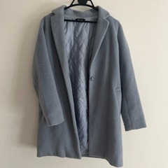 （値下げ）コート　レディース　M 青