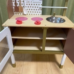 子供　キッチン　木製　おままごと【商談決定】の画像