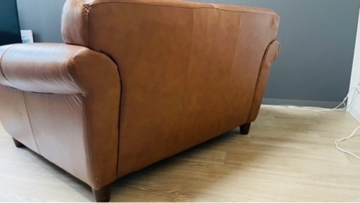 2408. 定価25万円☆1.5人掛け☆ASPLUND アスプルンド HALO ハロ イギリス GIL SOFA ギルソファ 総本革 1.5P 英国☆ソファ☆ダイニング☆ダイニングチェア☆