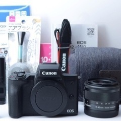 Canon EOS kiss M2☆初心者向け☆64GBSDカード 安心のゆうパック代引き
