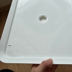 リス　水切カゴ　ワイヤーホワイトの画像