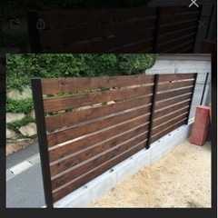 人工芝、ウッドフェンス設置してくださる方！