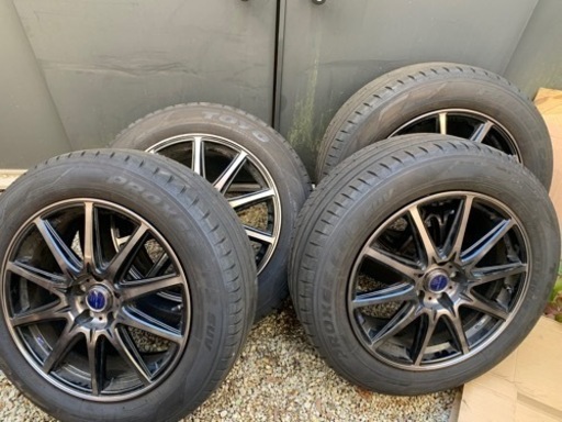 中古 ホイールタイヤ 4本セット 225/60R18 2018年製