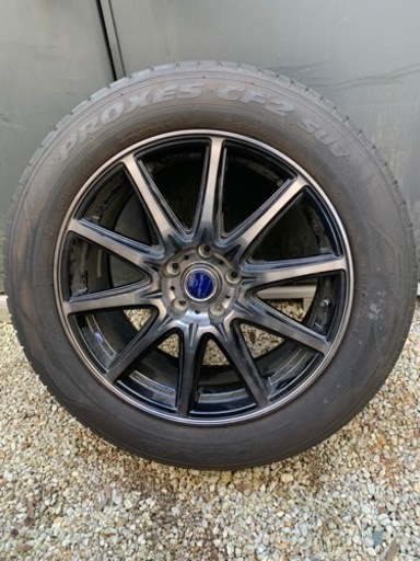 中古 ホイールタイヤ 4本セット 225/60R18 2018年製