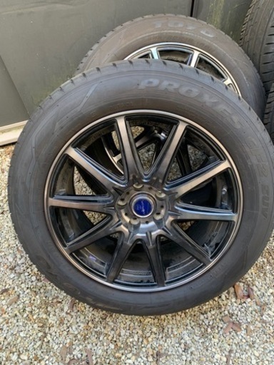 中古 ホイールタイヤ 4本セット 225/60R18 2018年製