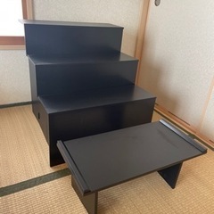 【受付終了】後飾り・盆祭壇　黒檀調三段