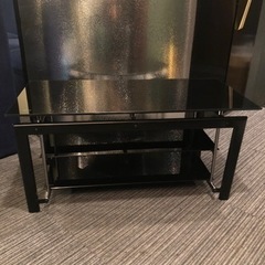 【定価12,000円相当】ローボード　ローテーブル　強化ガラス ...