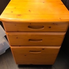 袖机　机の下収納の画像