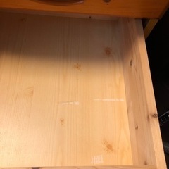 袖机　机の下収納の画像