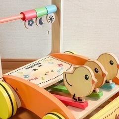 ひよこの手押し車の画像