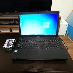 高速SSD搭載 ノートパソコン ACER core i5  TR...