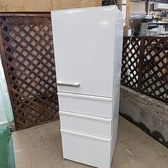 東京23区送料無料　美品アクア2019年製　4ドア355L　洗浄/除菌済み 4ドア冷蔵庫 2019年製 355L アクア