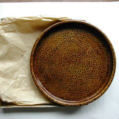お盆　木製塗りもの
