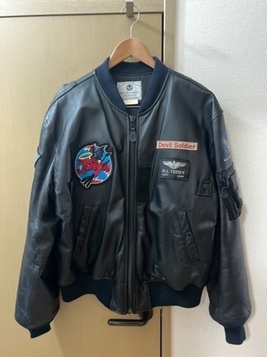 TED COMPANY   TEDMAN MA-1 レザーフライトジャケット