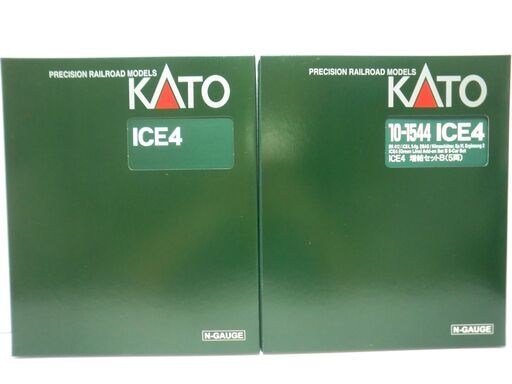 Nゲージ KATO ICE4(グリーン帯) 基本+増結セットA,Bの12両 室内灯付き