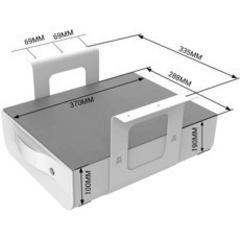 [新品] flexispot取り付け 卓下式 収納ケースS01B(黒)の画像