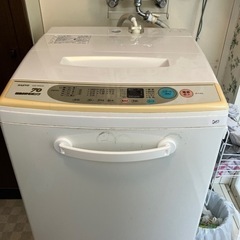 引き渡し予定　洗濯機7キロ無料です。