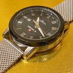 【中古品】紳士用アナログ腕時計 クォーツの画像