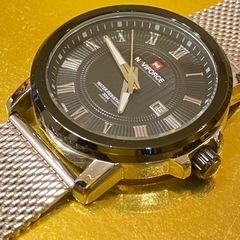 【中古品】紳士用アナログ腕時計 クォーツの画像
